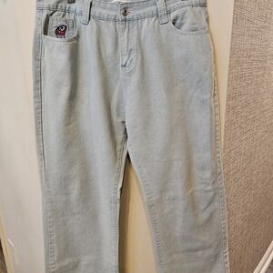 Men's Light Blue Relaxed Jeans